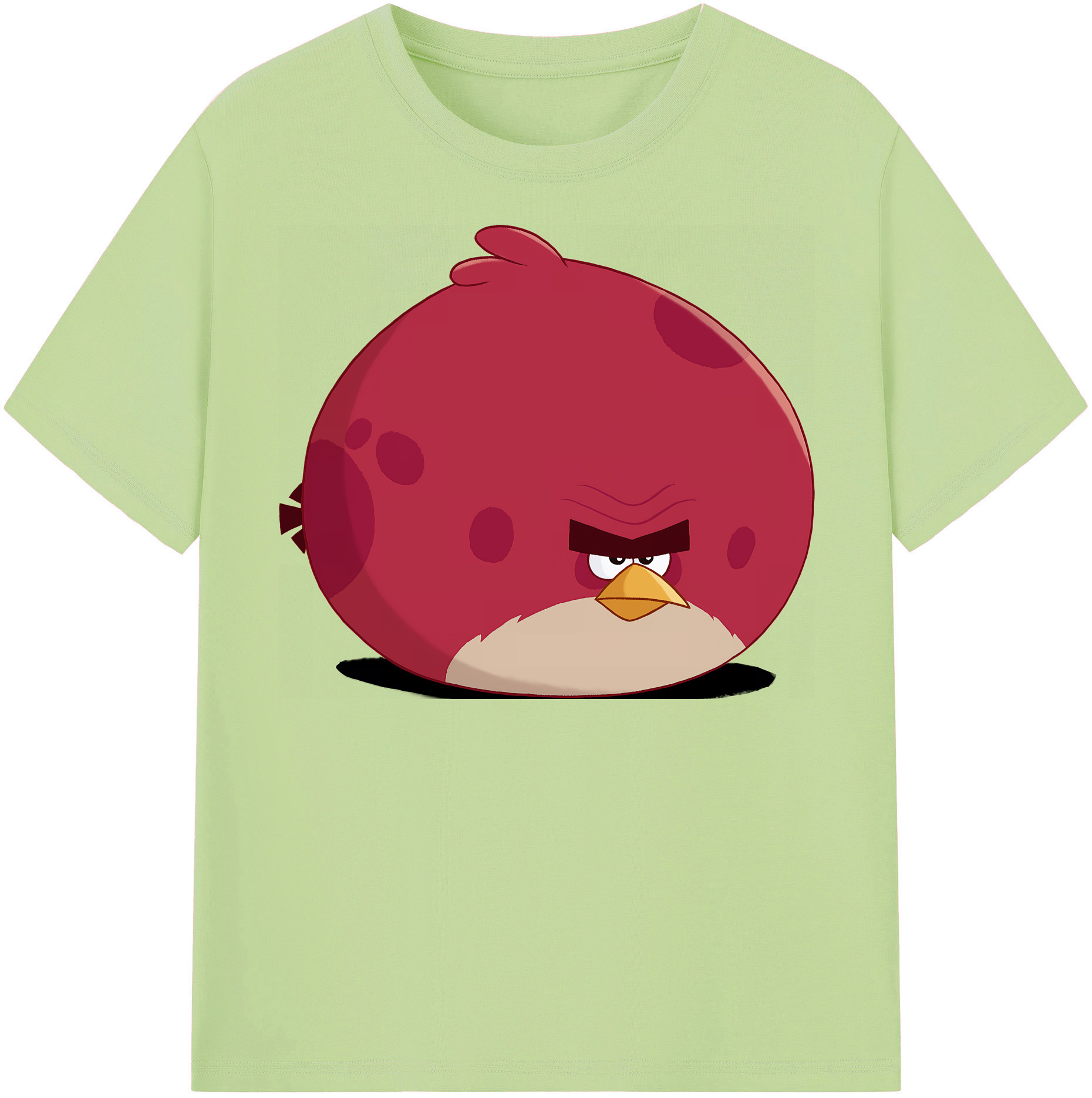 （画像用） Angry Birds アングリーバード 綿100％半袖Tシャツ（フロントプリント）